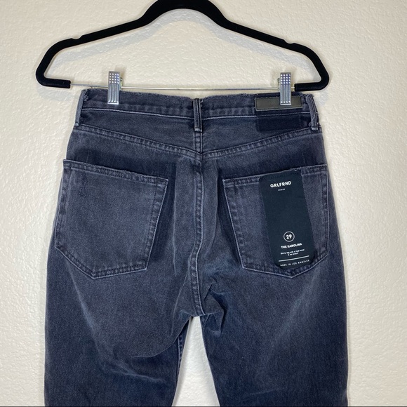 NWT Grlfrnd Karolina in all I need Cut off Black Jeans Raw Hem Size 29 - Picture 8 of 8